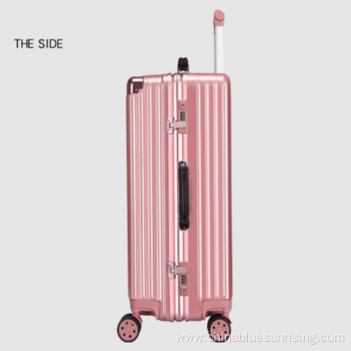 Fashionable travelling ABS PC trolley luggage suitcase